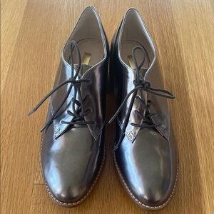 *NEW* Louise Et Cie Lo-Finch Pewter lace-up oxfords